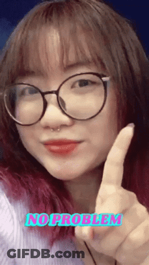 No Problemo Lady Big Mouth GIF