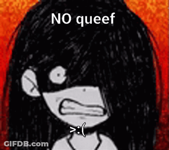 No Queef Angry Animation GIF