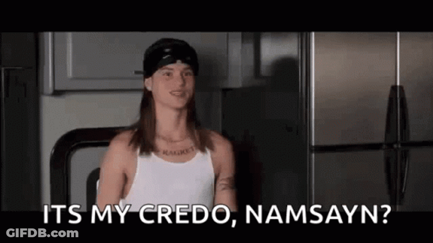 No Ragrets Tattoo Credo Scottie P. GIF