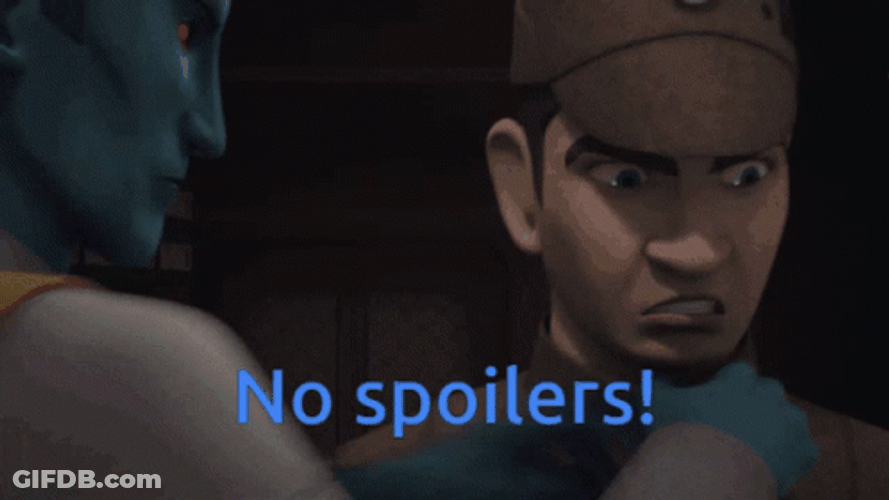 No Spoilers Animated Version GIF