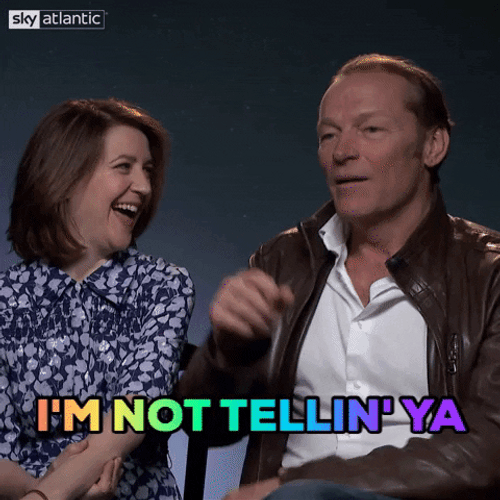 No Spoilers I'm Not Tellin Ya GIF