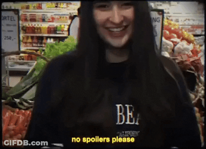 No Spoilers Please By Stephanie Poetri GIF