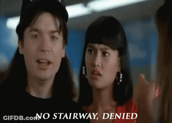 No Stairway Denied GIF