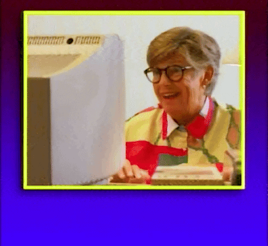 No Thanks Grumpy Old Lady GIF