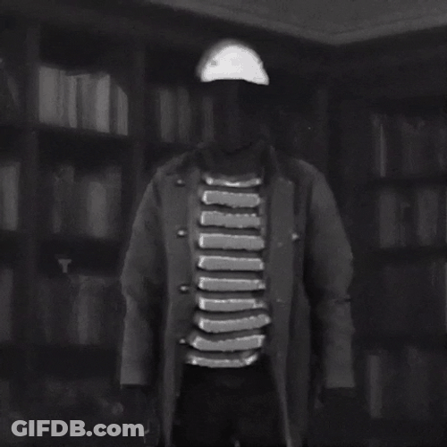 No Thanks Invisible Man Running Away GIF