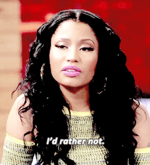 No Thanks Nicki Minaj GIF
