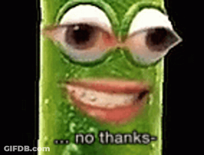No Thanks Pickle2 Tickle Smiling GIF