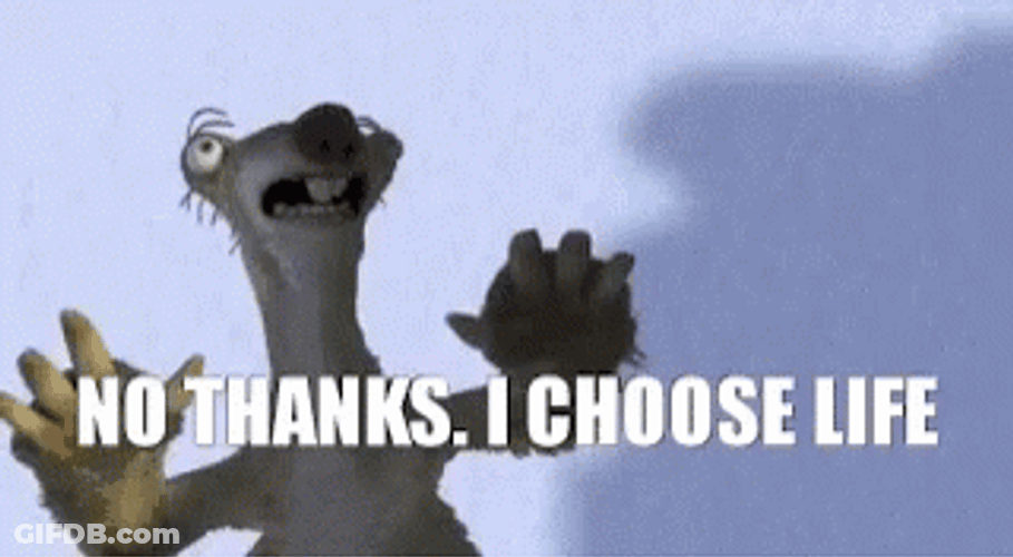 No Thanks Sid Ice Age GIF