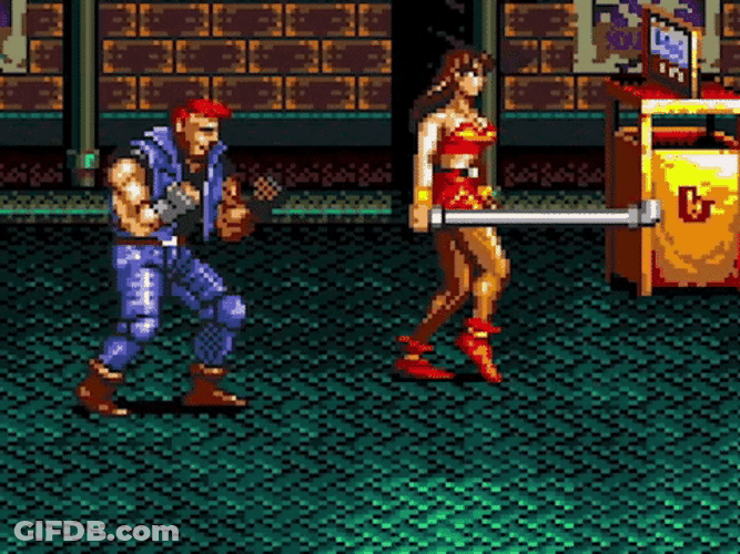 No Thanks Streets Of Rage Video Game GIF