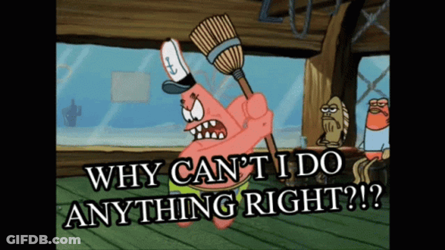 No This Is Mad Patrick Going Crazy GIF