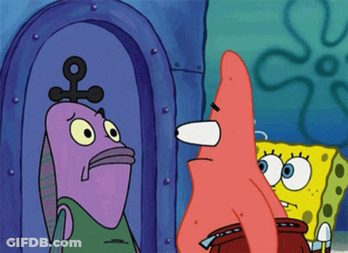 No This Is Patrick Bulging Eyes GIF