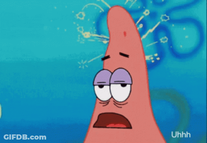 No This Is Patrick Confused Mind GIF