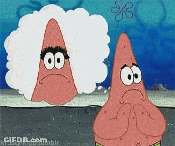 No This Is Patrick Having Second Thoughts GIF
