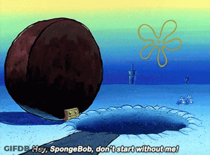 No This Is Patrick In Black Suit GIF