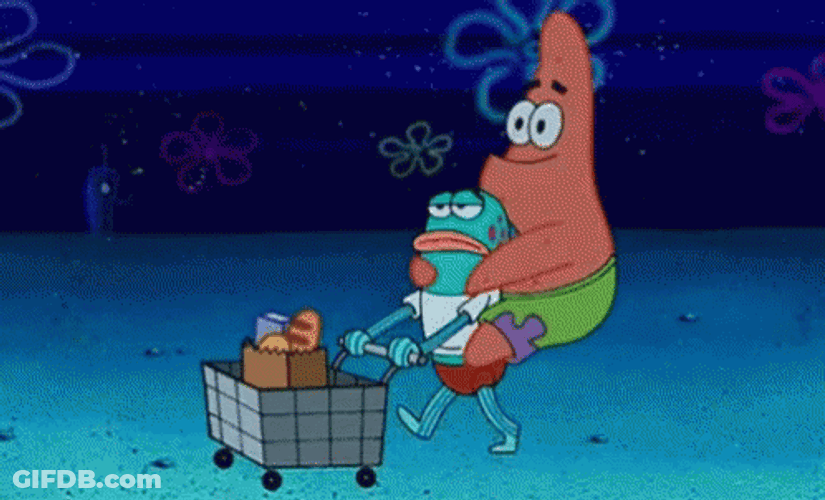No This Is Patrick Piggyback Ride GIF