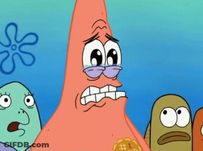 No This Is Patrick Tearing Up GIF