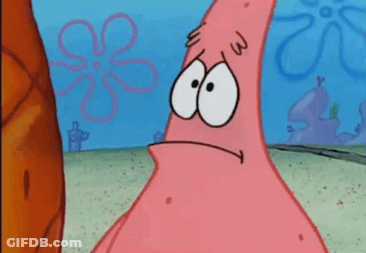 No This Is Patrick Turning Blue GIF
