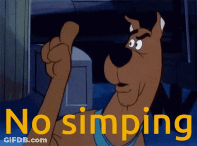 No To Simp Scooby Doo GIF