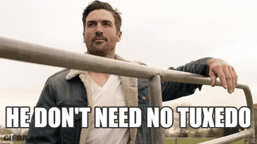 No Tuxedo Clare Dunn GIF