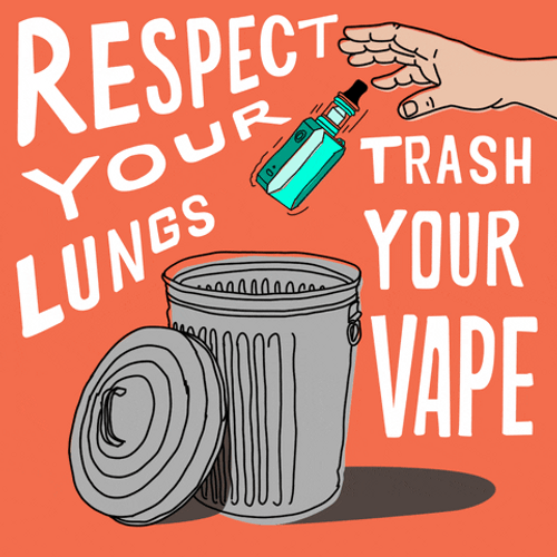 No Vaping Protect Your Lungs GIF