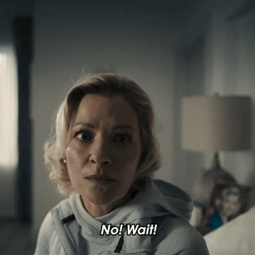 No Wait Don't Go Outside GIF