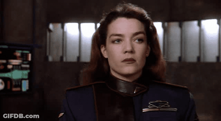 No Way In Hell Susan Ivanova GIF