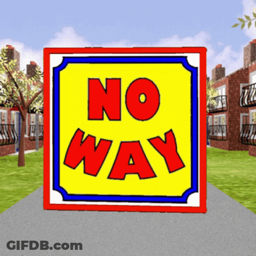 No Way Jose Cube GIF