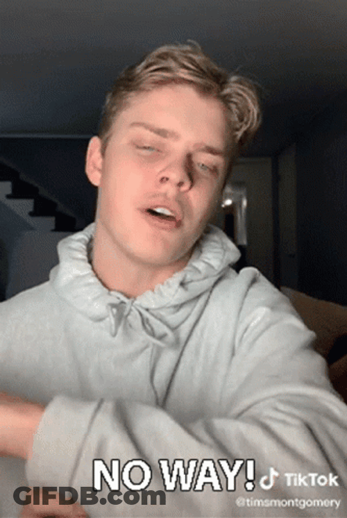 No Way Nope TikTok GIF