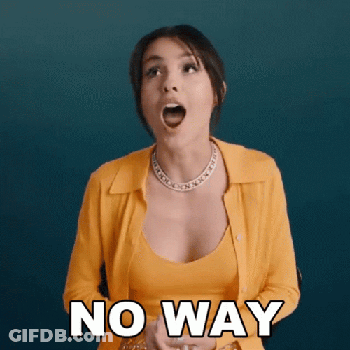 No Way Olivia Rodrigo Bustle GIF