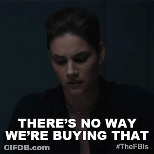 No Way We're Buying GIF