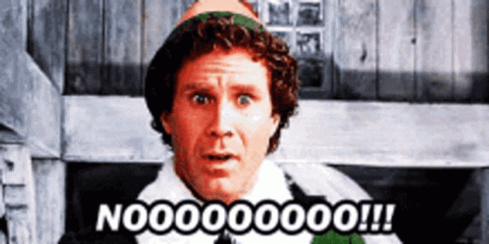 No! Will Ferrell GIF