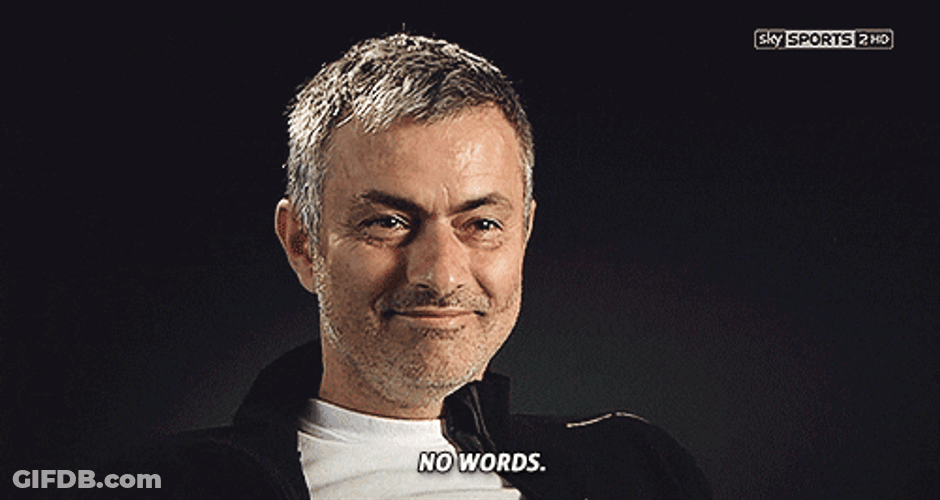 No Words Jose Mourinho Meme GIF