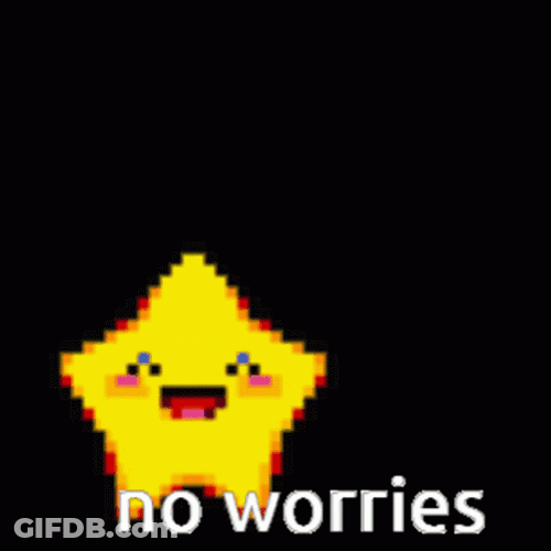 No Worries Happy Star Clapping GIF
