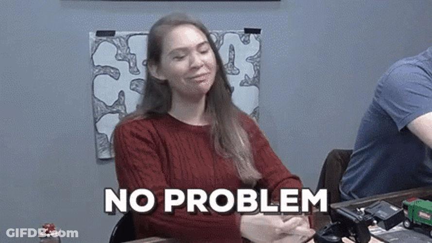 No Worries No Problem Hoi Chummer GIF