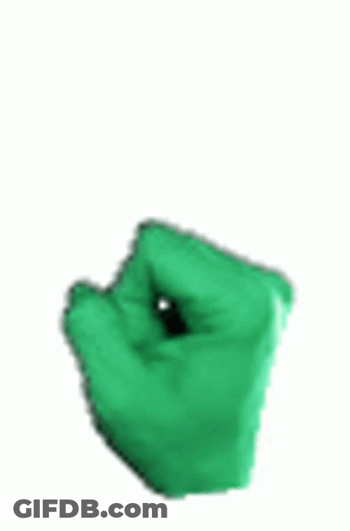 No Worries Okay Green Hand Sign GIF