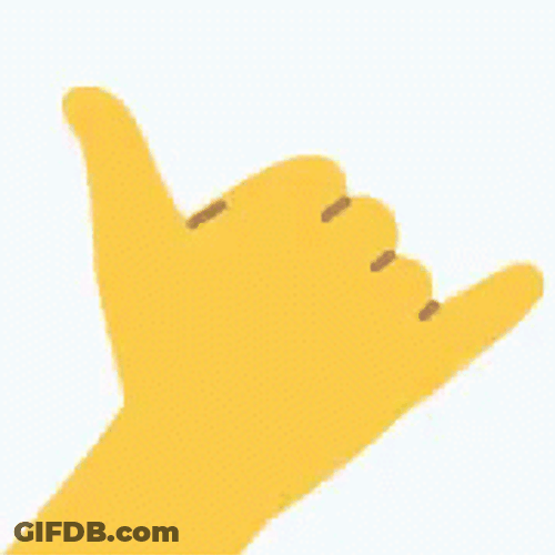 No Worries Shaka Hand Sign GIF