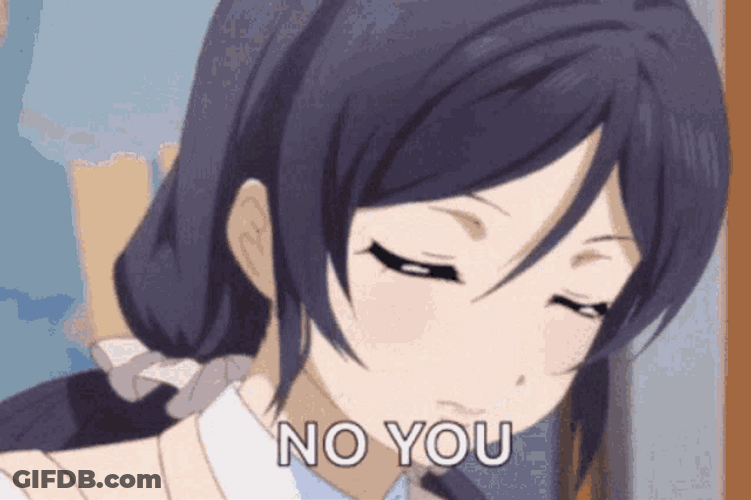 No You Are Reverse Nozumi GIF