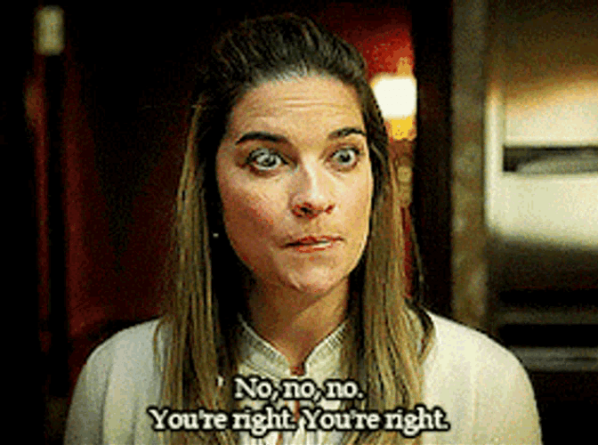 No You Are Right Allison McRoberts Nodding GIF