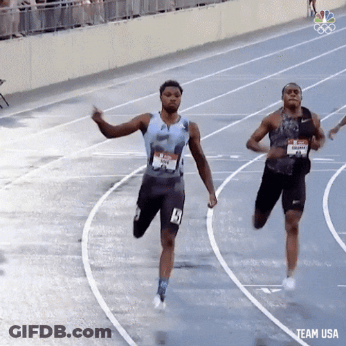 Noah Lyles 200M Run GIF
