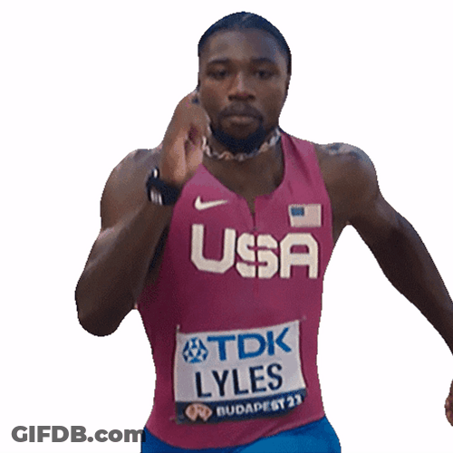 Noah Lyles Doesn’t Regret GIF