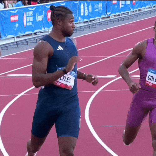 Noah Lyles Oh Me Reaction GIF