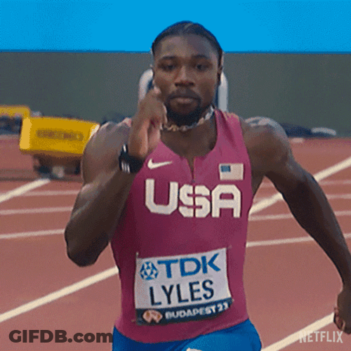 Noah Lyles Olympic Run GIF