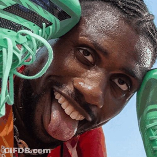 Noah Lyles Tongue Out GIF