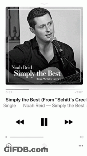 Noah Reid Simply The Best GIF