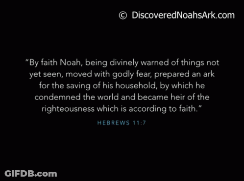 Noahsark.com Mountain With Bible Verse GIF