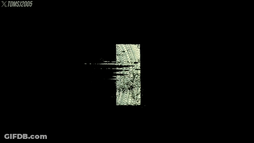 Nobody Black Background White Letters GIF