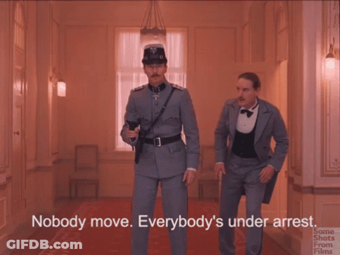Nobody Move Everybody Are Arrested GIF