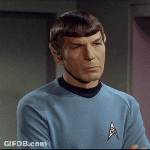 Nod Mr Spock GIF