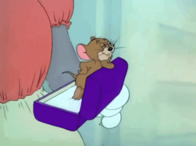 Nodding Jerry Mouse Mhm GIF