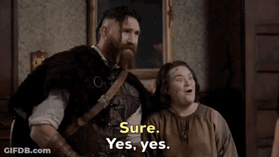 Nodding Oh Sure Yes Yes GIF